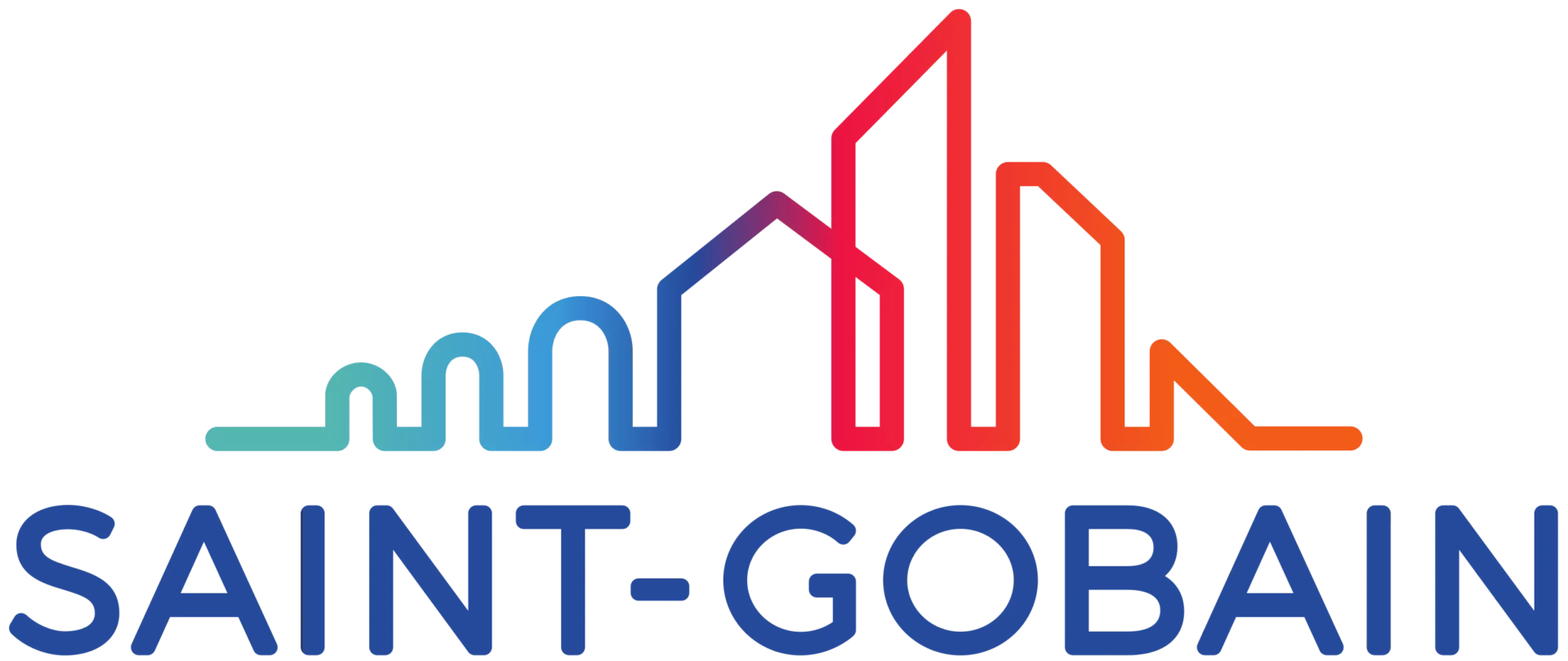 Logo Saint Gobain PNG scherper en transparant