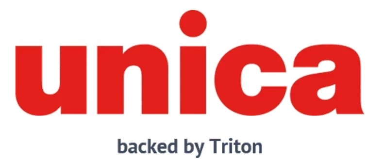 Unica met Triton logotekst PNG