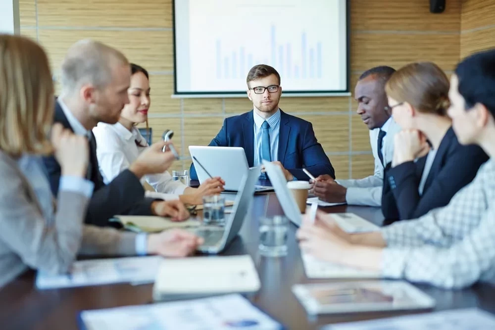 Capital raising header people office